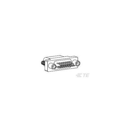 Te Connectivity D Nanominiature Connector, 25 Contact(S), Male, 0.025 Inch Pitch, Surface Mount Terminal, Locking,  1-1589066-3